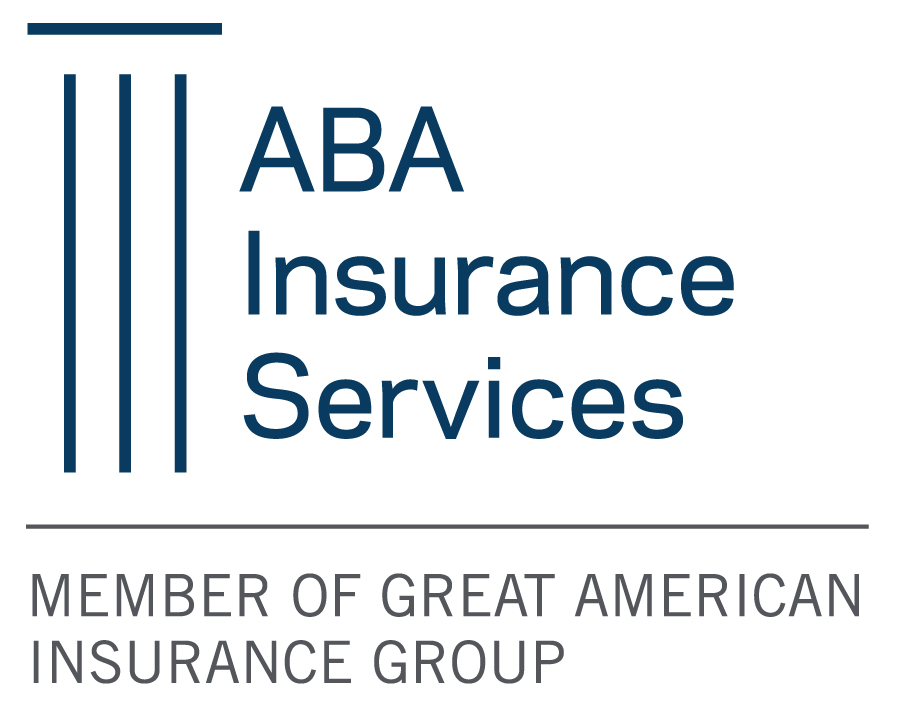 ABA Insurance Services logo with text reading "Member of Great American Insurance Group" below horizontal gray lines.